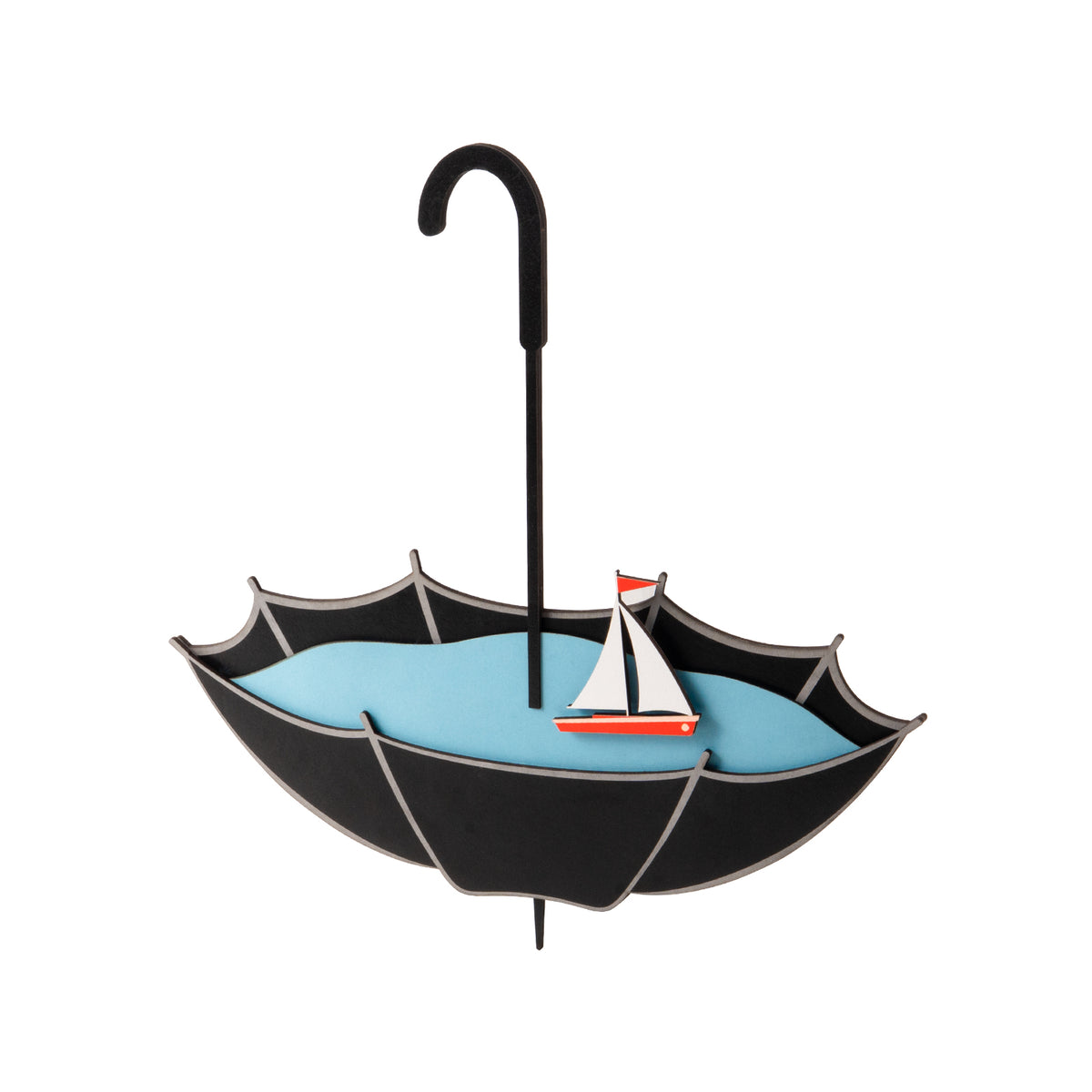 Umbrella Voyage hanging Wall Art