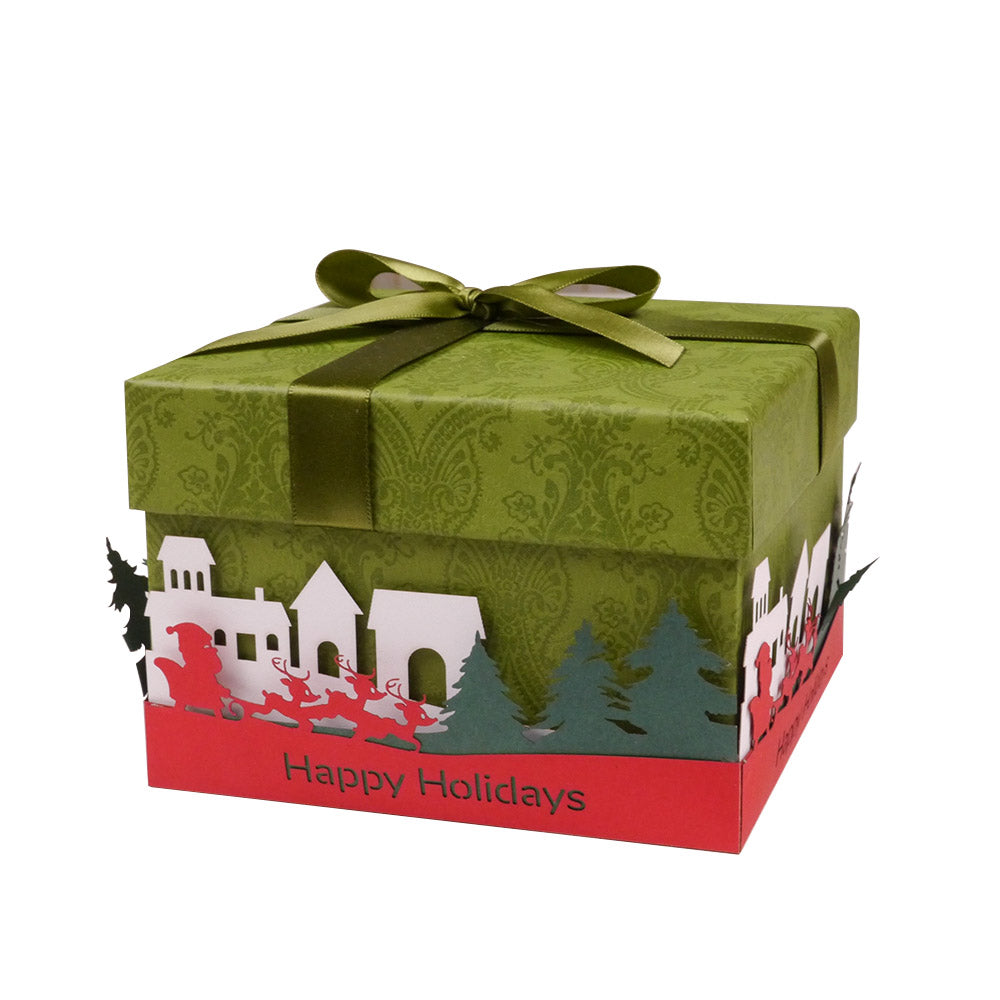 Card Stock Craft Paper Gift Box 05 - Christmas