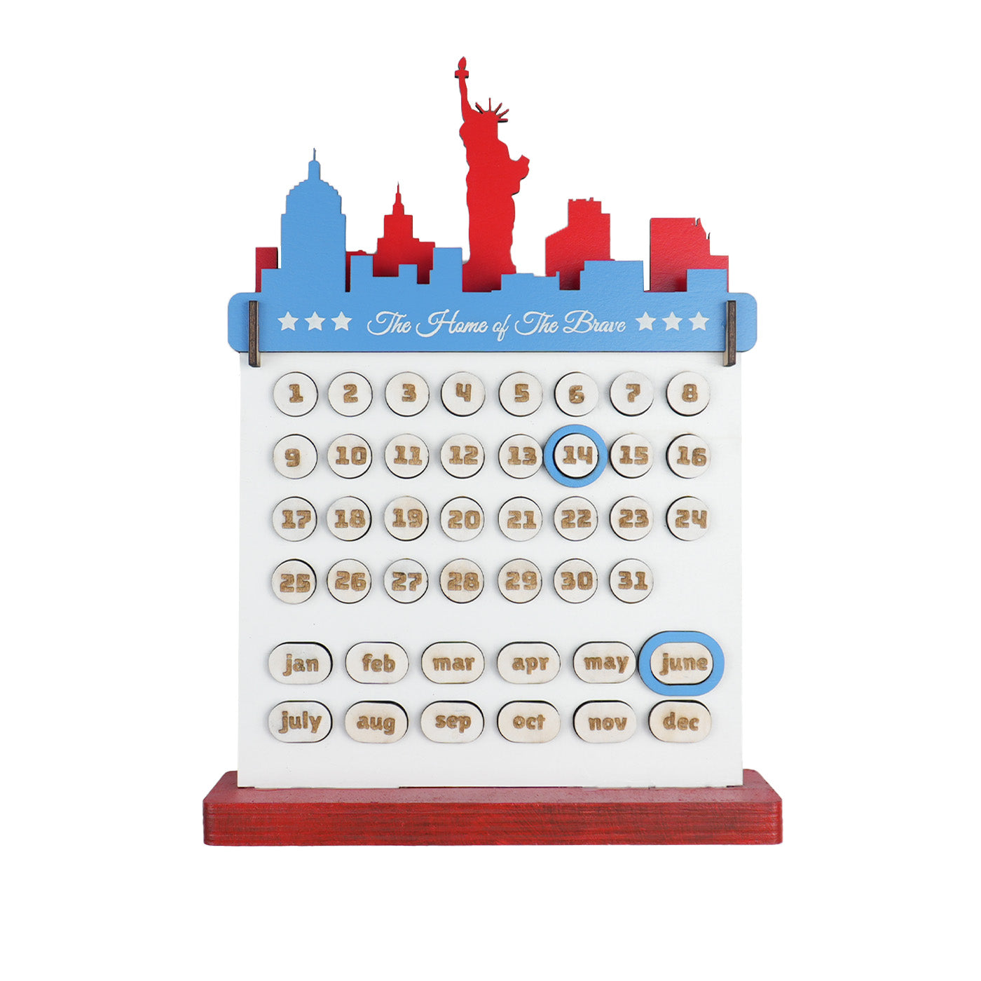 Independence Day Statue of Liberty Desk Calendar