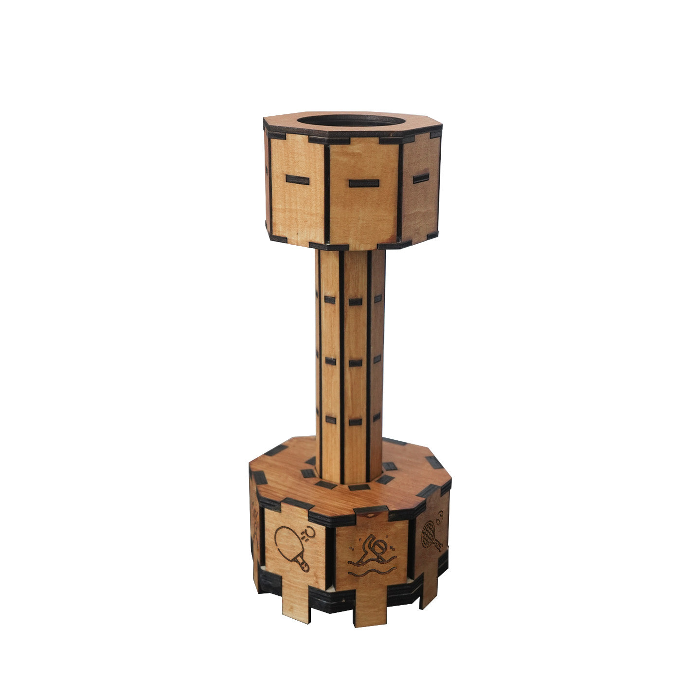 Olympic Torch Candle Tealight Holder