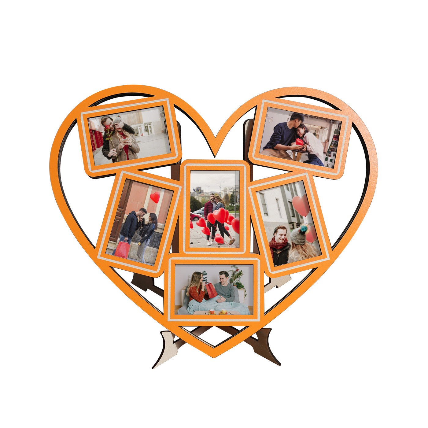 Heart-Shaped Photo Frame 01