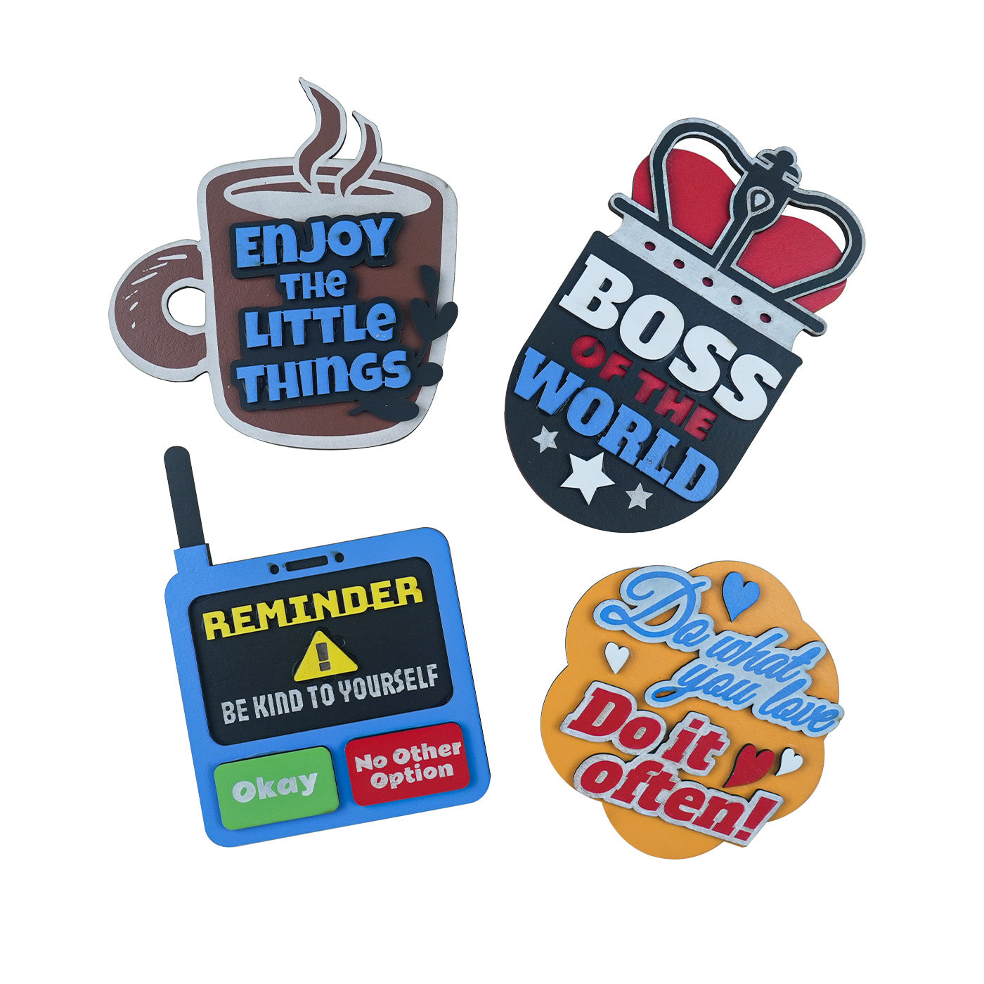 Inspirational Slogan Magnets