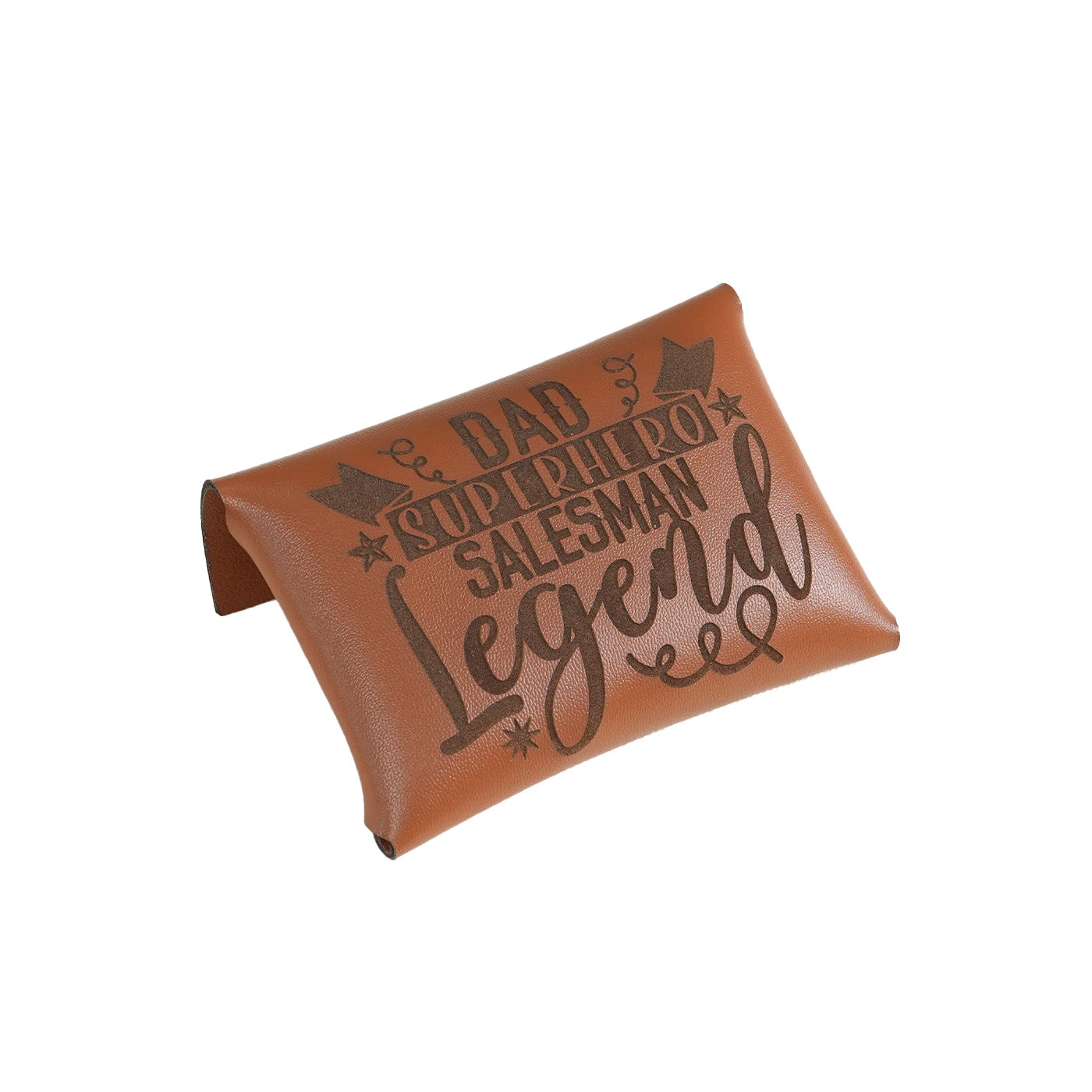 Fathers Day Leather Coin Purse Engraving