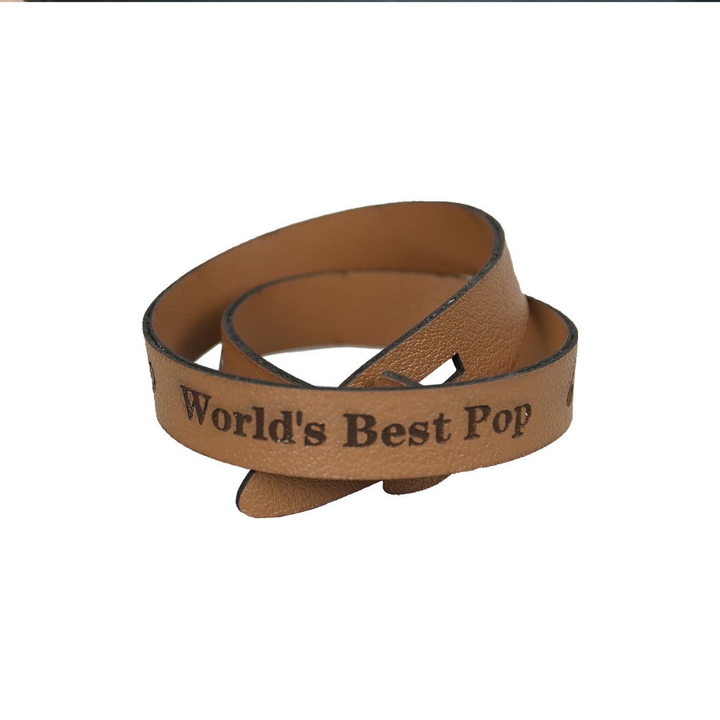 Fathers Day Leather Bracelet
