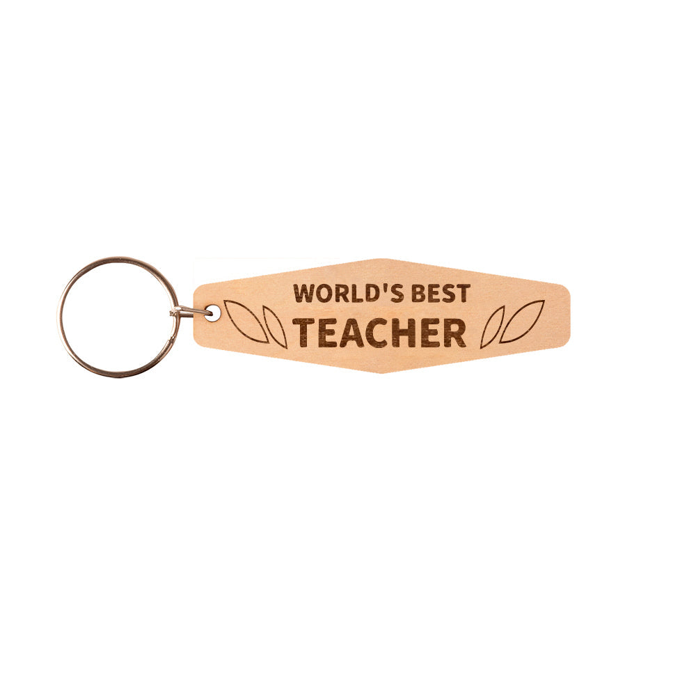 World's Best Teacher Keychain