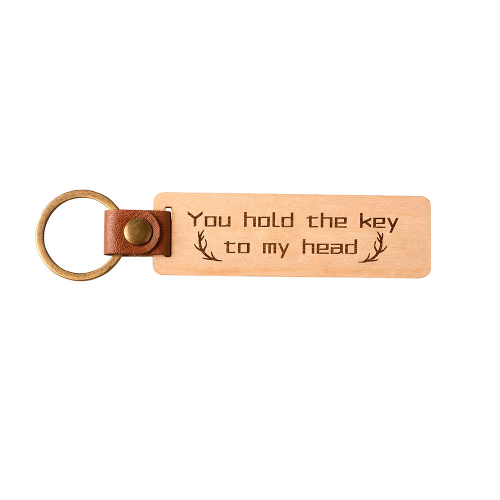 You Hold the Key to My Head Keychain