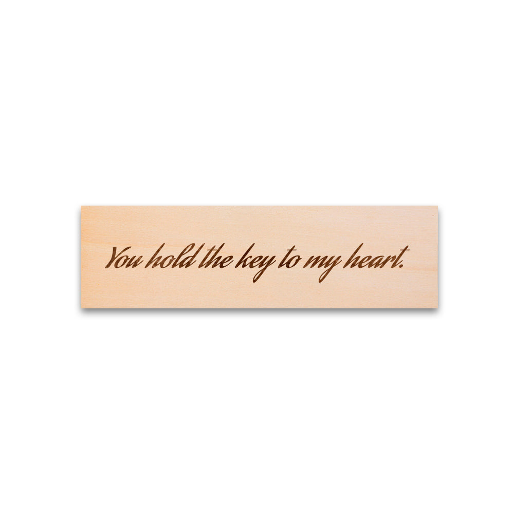 You Hold the Key to My Heart Wall Decor