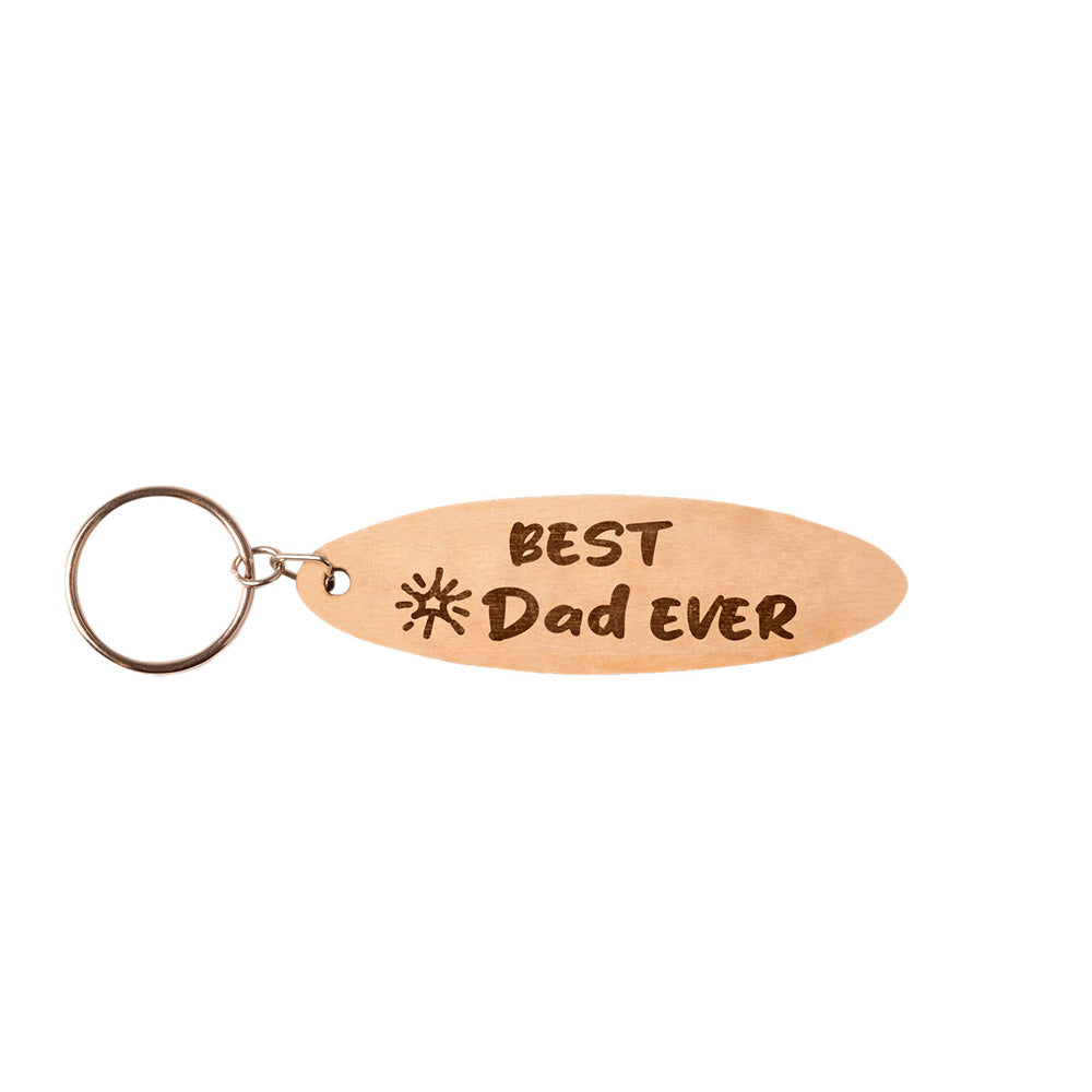 Best Dad Ever Keychain V1