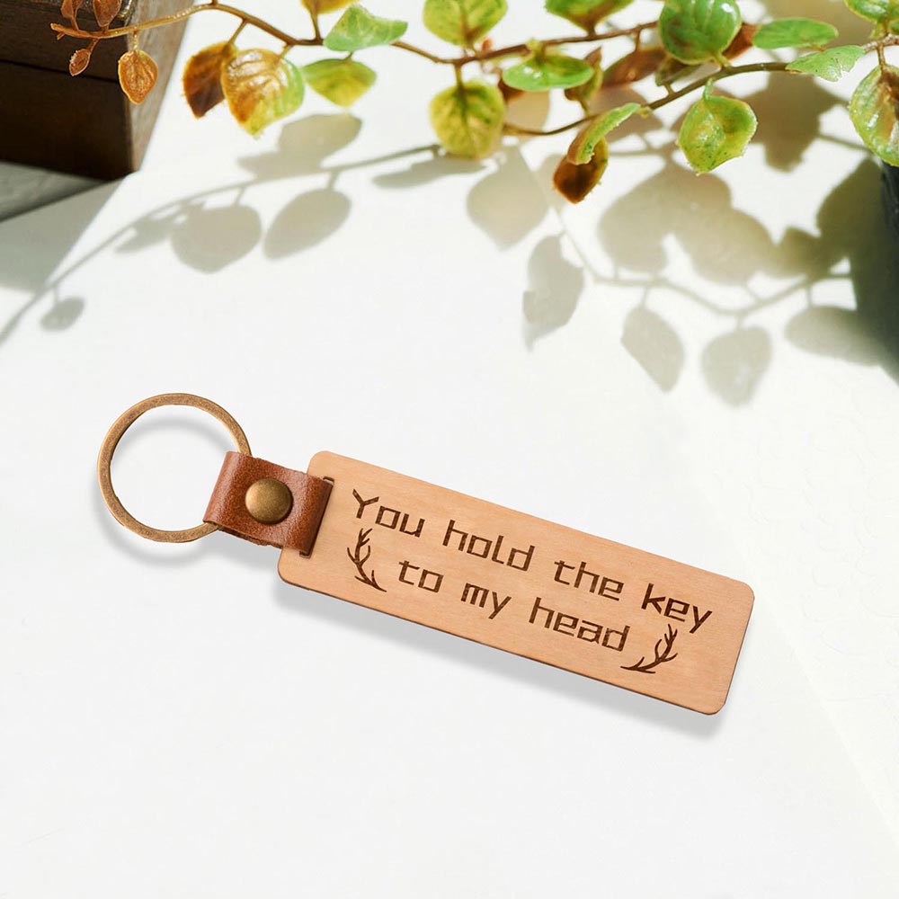 You Hold the Key to My Head Keychain