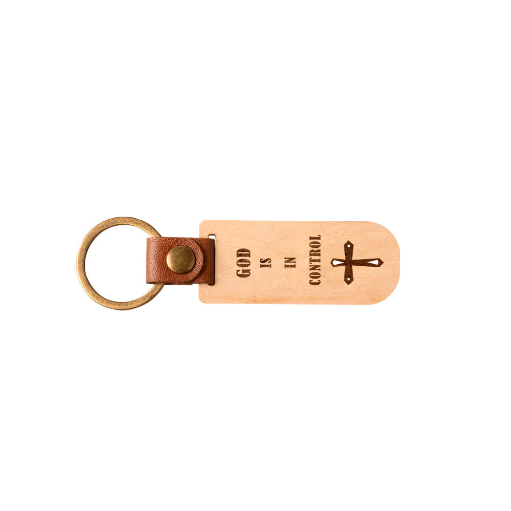 God Is In Control Keychain V1