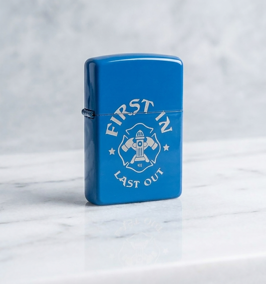 Firefighter Gift Engraved Pocket Lighter